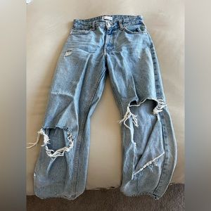 Zara Women’s ripped jeans